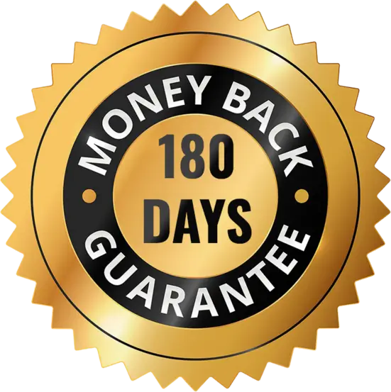 60-day money-back guarantee badge
