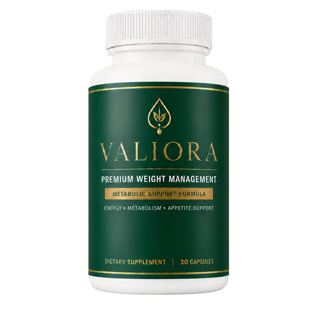 Valiora premium weight management capsules bottle